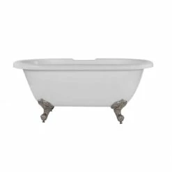 Windsor Acrylic Double Ended Clawfoot Tub - Rim Faucet Drillings - Ball & Claw Feet -A&E BATH & SHOWER Shop rma60de7wdibn 2 1 2
