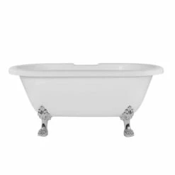 Juniper Acrylic Double Ended Clawfoot Tub - Rim Faucet Drillings - Lion Paw Feet 21 Juniper Acrylic Double Ended Clawfoot Tub - Rim Faucet Drillings - Lion Paw Feet -A&E BATH & SHOWER Shop rma60de7wlpc front 2