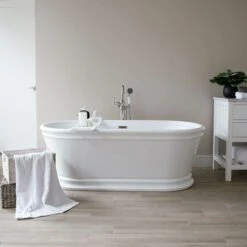 Madera 67 Inch Acrylic Double Ended Freestanding Tub