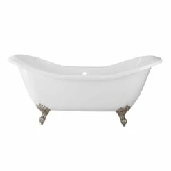 Serenity 72 Inch Acrylic Double Slipper Clawfoot Tub - No Faucet Drillings - Imperial Ball & Claw Feet 10 Serenity 72 Inch Acrylic Double Slipper Clawfoot Tub - No Faucet Drillings - Imperial Ball & Claw Feet -A&E BATH & SHOWER Shop rma72ds0dibn side 1 1