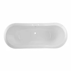 Serenity 72 Inch Acrylic Double Slipper Clawfoot Tub - Rim Faucet Drillings - Imperial Ball & Claw Feet -A&E BATH & SHOWER Shop rma72ds7lppn top 3 12