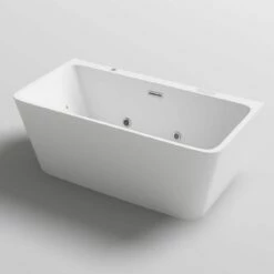 Iseo 59 Inch Double Ended Freestanding Hydro-Massage Tub -A&E BATH & SHOWER Shop rmb iseo 59 angle 2 hxivnhtd2kv33sy1