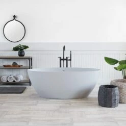 Costera Resin Double Ended Matte Tub -A&E BATH & SHOWER Shop rmbb2 pa life2 1