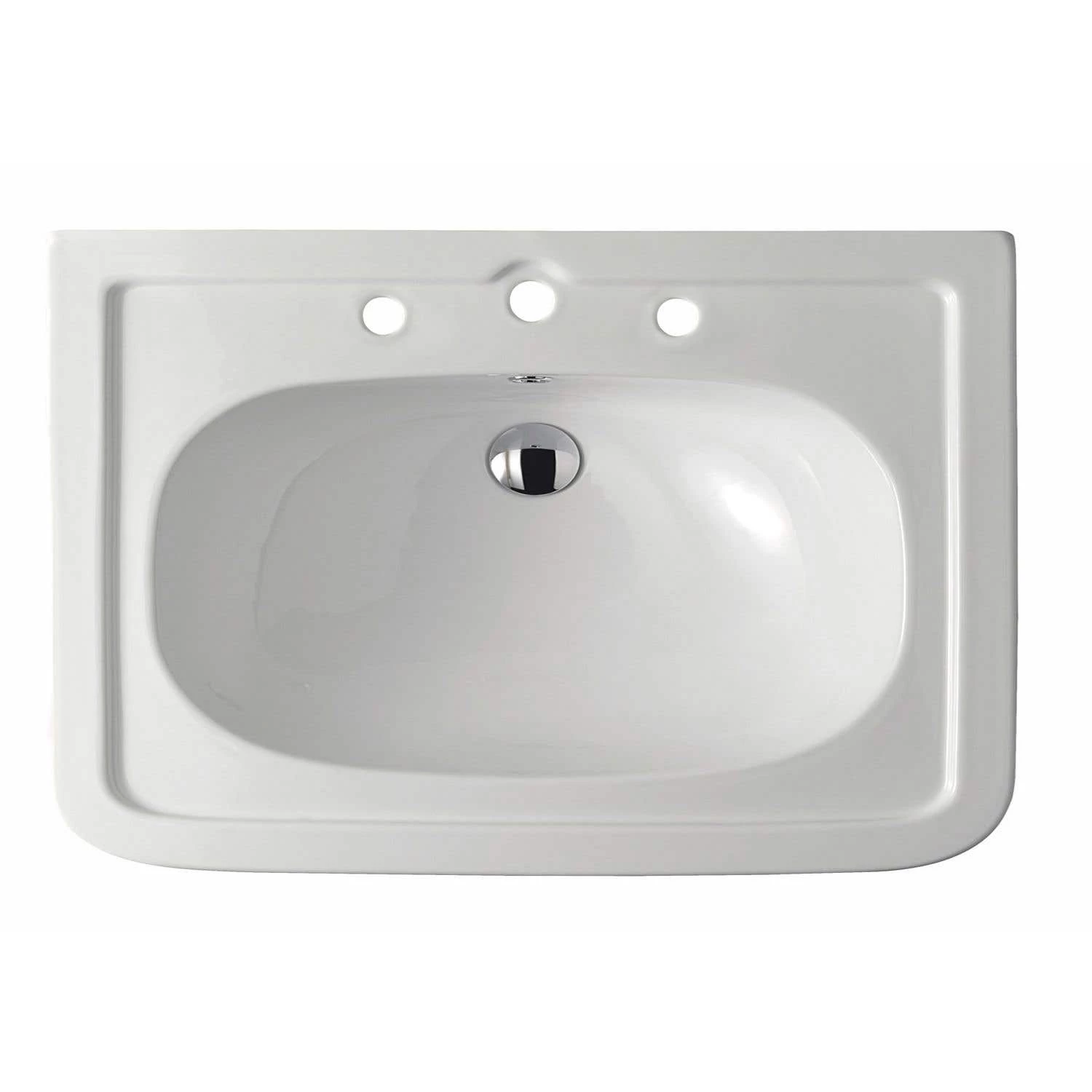 Valeta 28 Inch Pedestal Sink 5 Valeta 28 Inch Pedestal Sink - Image 3