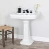Royal 28 Inch Pedestal Sink With Backsplash -A&E BATH & SHOWER Shop rmbcg30bs 8 life