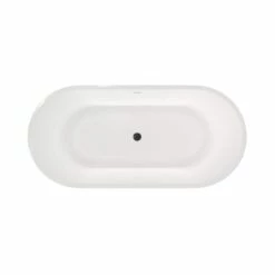 Mia Freestanding Acrylic Soaking Tub - No Faucet Drillings -A&E BATH & SHOWER Shop rmbp03 67 tub matte black shot03 jtzsahwinp8wz7zf