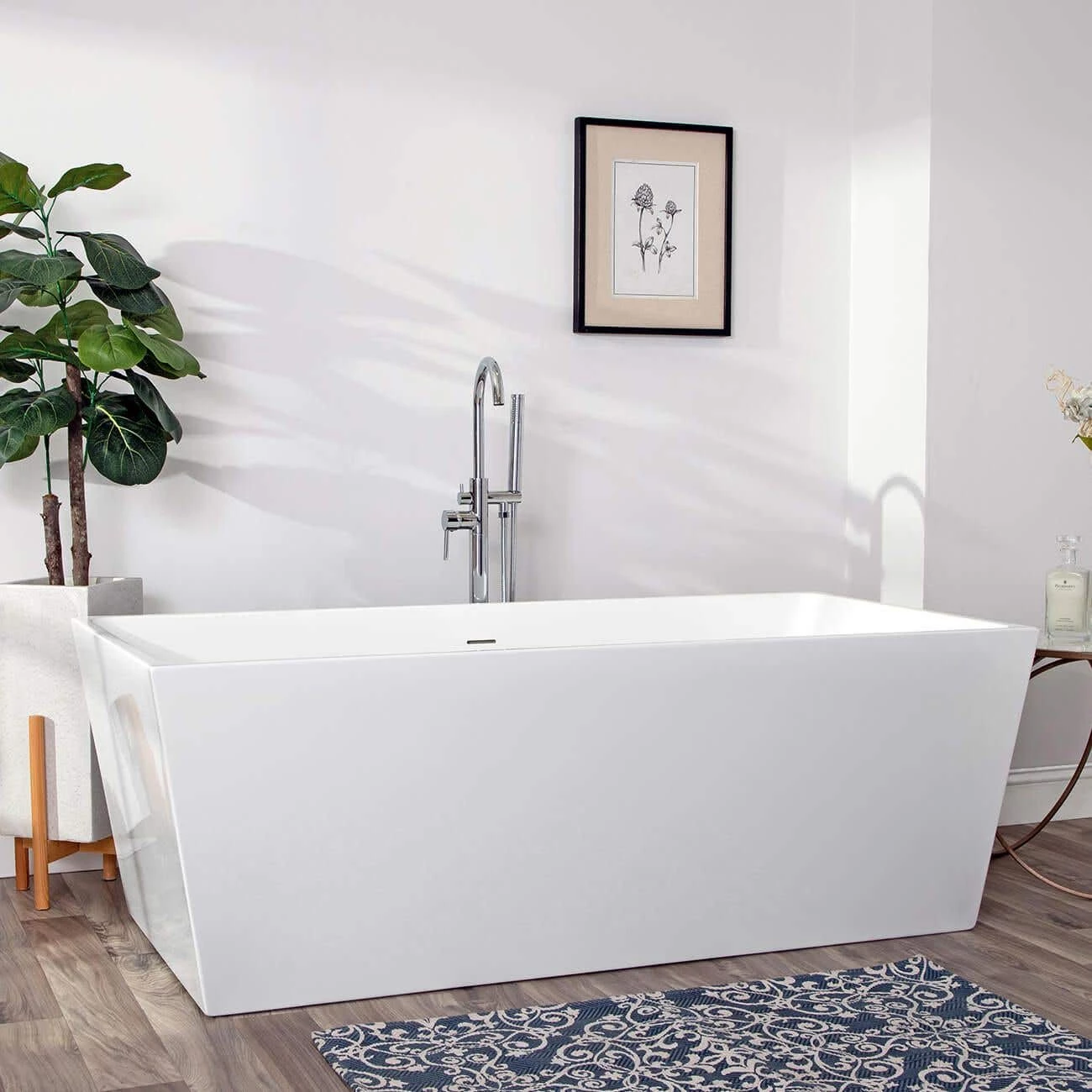 Jasmine Acrylic Double Ended Freestanding Tub 4 Jasmine Acrylic Double Ended Freestanding Tub - Image 2