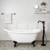 Eden Acrylic Slipper Clawfoot Tub - No Faucet Drillings - Imperial Ball & Claw Feet -A&E BATH & SHOWER Shop rmbpsl0im life