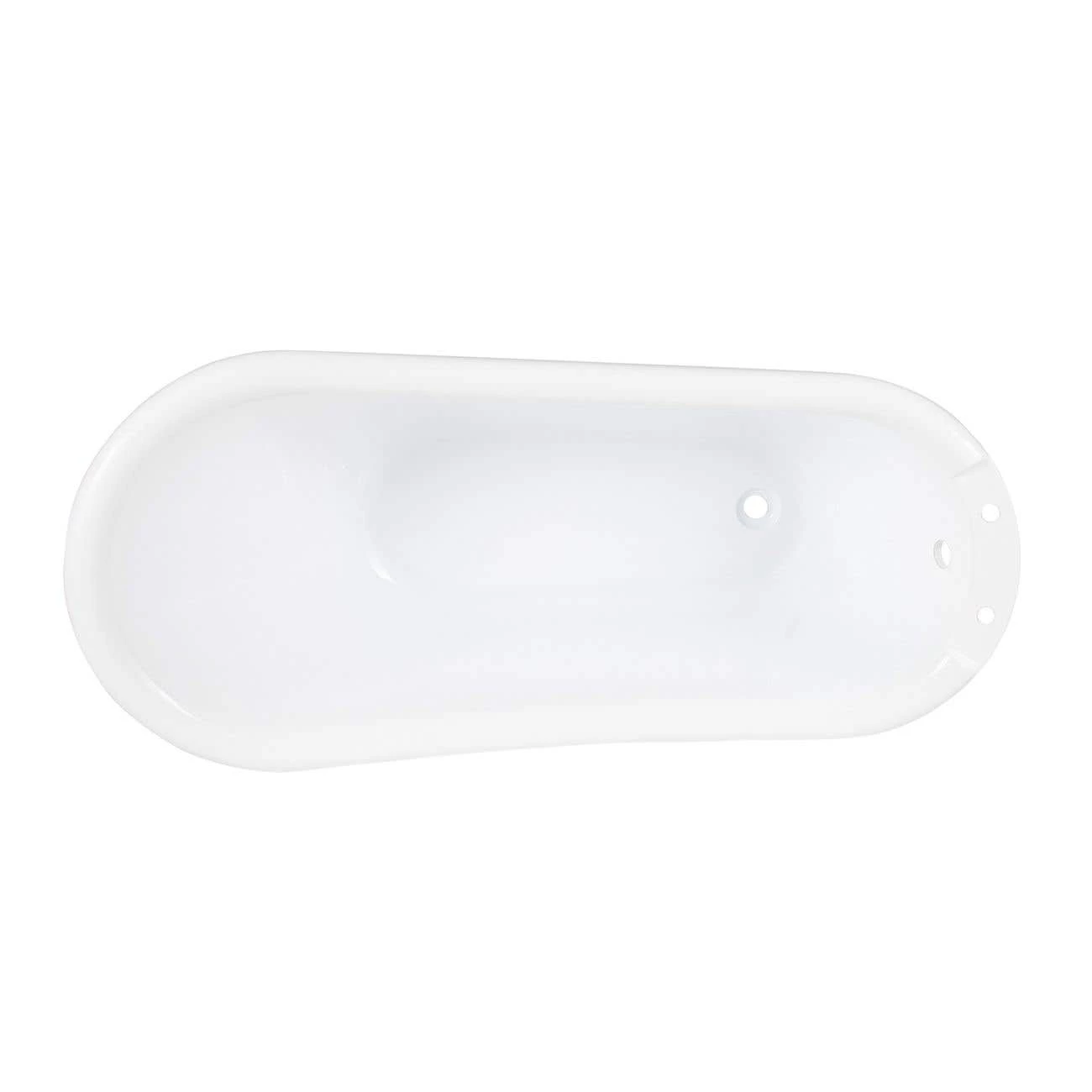 Eden Acrylic Slipper Clawfoot Tub - No Faucet Drillings - Imperial Ball & Claw Feet 7 Eden Acrylic Slipper Clawfoot Tub - No Faucet Drillings - Imperial Ball & Claw Feet - Image 5