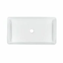Minimalist Collection Large Ceramic Rectangular Vessel Bathroom Sink -A&E BATH & SHOWER Shop rmc 632 wh wh top