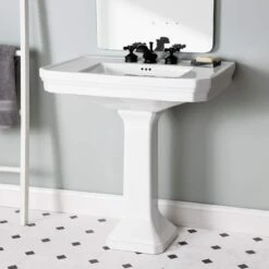 32 Inch Pedestal Sink