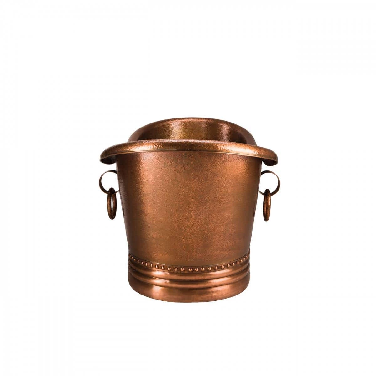 Abbott 66 Inch Copper Freestanding Double Slipper Bathtub - Medium Copper 10 Abbott 66 Inch Copper Freestanding Double Slipper Bathtub - Medium Copper - Image 8