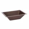 Hand Hammered Copper Drop In Bathroom Sink -A&E BATH & SHOWER Shop rmc39 b angle