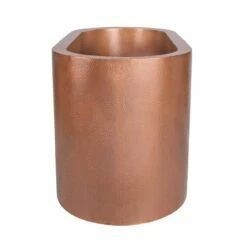 Akihabara 60 Inch Copper Japanese Soaking Tub -A&E BATH & SHOWER Shop rmcjap 60 m side