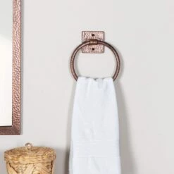 7 Inch Copper Towel Ring