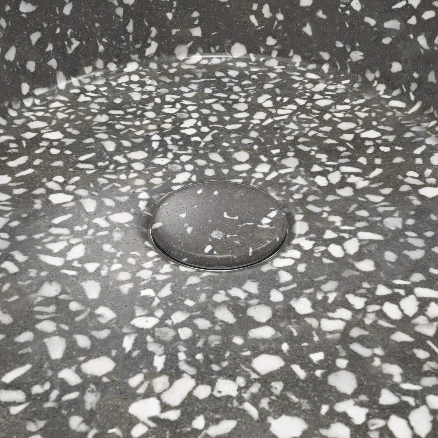 Terrazzo 14 Inch Oval Bathroom Sink 11 Terrazzo 14 Inch Oval Bathroom Sink - Image 9