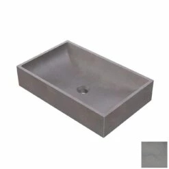Portland Collection 23 Inch Concrete Semi-Recessed Sink -A&E BATH & SHOWER Shop rmczz8 lg white
