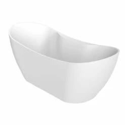 Maxwell Acrylic Double Slipper Freestanding Tub -A&E BATH & SHOWER Shop rmd maxwell angle