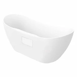 Maxwell Acrylic Double Slipper Freestanding Tub -A&E BATH & SHOWER Shop rmd maxwell back angle