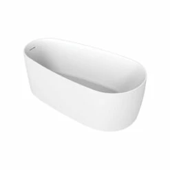 Torrance Matte White Contemporary Freestanding Tub 18 Torrance Matte White Contemporary Freestanding Tub -A&E BATH & SHOWER Shop rmd torrance angle