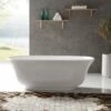Augustus Acrylic Double Ended Freestanding Tub - No Faucet Drillings -A&E BATH & SHOWER Shop rmd60