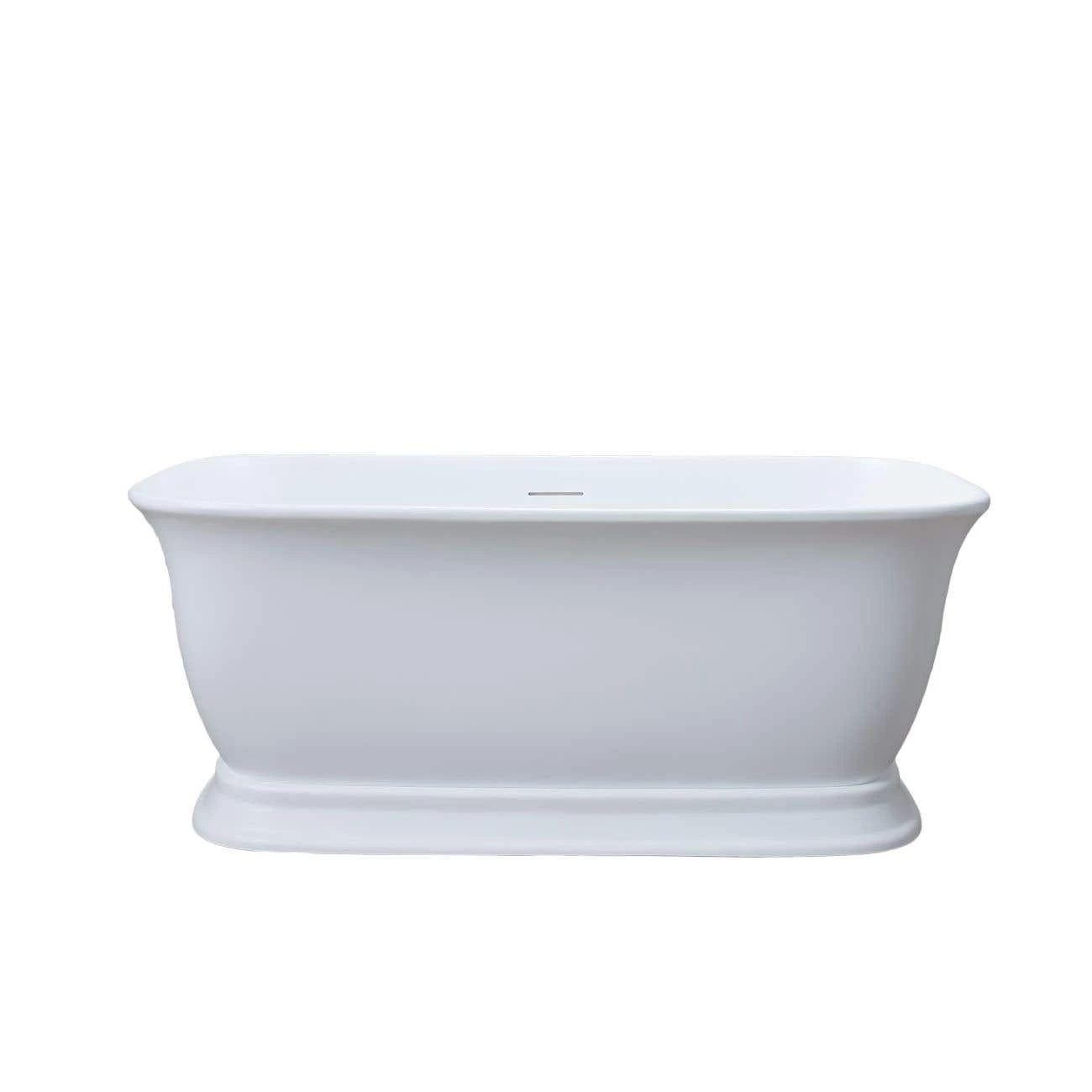Royal Matte White Acrylic Double Ended Freestanding Tub 5 Royal Matte White Acrylic Double Ended Freestanding Tub - Image 3