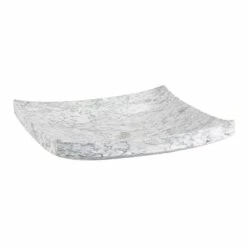 Chloe Cararra White Marble Vessel Bathroom Sink -A&E BATH & SHOWER Shop rmfa 033 angle white