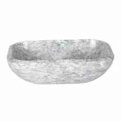 Luna Cararra White Marble Vessel Bathroom Sink 7 Luna Cararra White Marble Vessel Bathroom Sink -A&E BATH & SHOWER Shop rmfa 161 front white