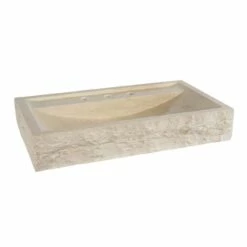 Camille Marble Rectangular Vessel Sink -A&E BATH & SHOWER Shop rmfa 661 30 angle white