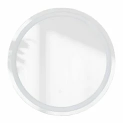 Lily Lighted Round Bathroom Mirror With Anti-Fog -A&E BATH & SHOWER Shop rmfa m28 s front