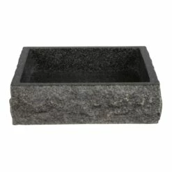 Asher Granite Rectangular Vessel Sink -A&E BATH & SHOWER Shop rmfa x01 front white
