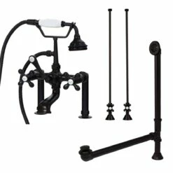 Clawfoot Tub Rim Mount Faucet Set -A&E BATH & SHOWER Shop rmfaucetset1orb