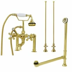 Clawfoot Tub Rim Mount Faucet Set -A&E BATH & SHOWER Shop rmfaucetset1pb