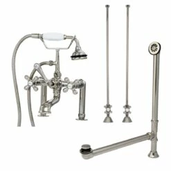 Clawfoot Tub Rim Mount Faucet Set -A&E BATH & SHOWER Shop rmfaucetset1pn