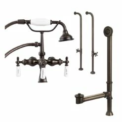 Mason Hill Collection Freestanding Clawfoot Tub And Faucet Set With Lift And Turn Drain -A&E BATH & SHOWER Shop rmh062fs orb