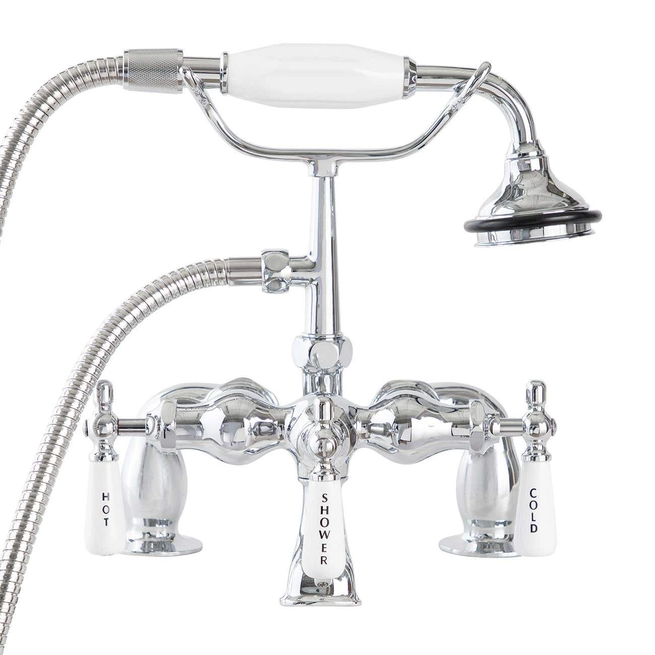 Mason Hill Collection Deck Mount Traditional Tub Faucet With Handshower 4 Mason Hill Collection Deck Mount Traditional Tub Faucet With Handshower - Image 2