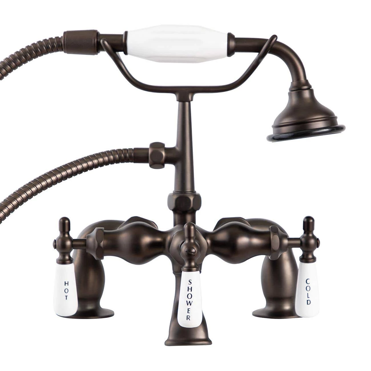 Mason Hill Collection Deck Mount Traditional Tub Faucet With Handshower 5 Mason Hill Collection Deck Mount Traditional Tub Faucet With Handshower - Image 3