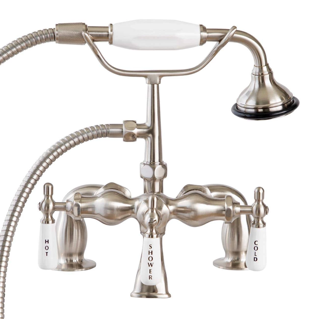 Mason Hill Collection Deck Mount Traditional Tub Faucet With Handshower 3 Mason Hill Collection Deck Mount Traditional Tub Faucet With Handshower
