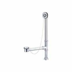 Oxford Cast Iron Double Ended Pedestal Tub Package - White / Chrome Fixtures -A&E BATH & SHOWER Shop rmh3cs c