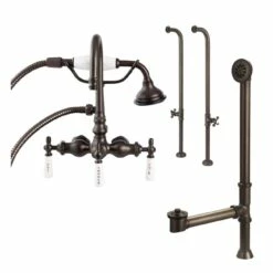 Mason Hill Collection Freestanding Clawfoot Tub Faucet With Handshower -A&E BATH & SHOWER Shop rmhgsefs orb