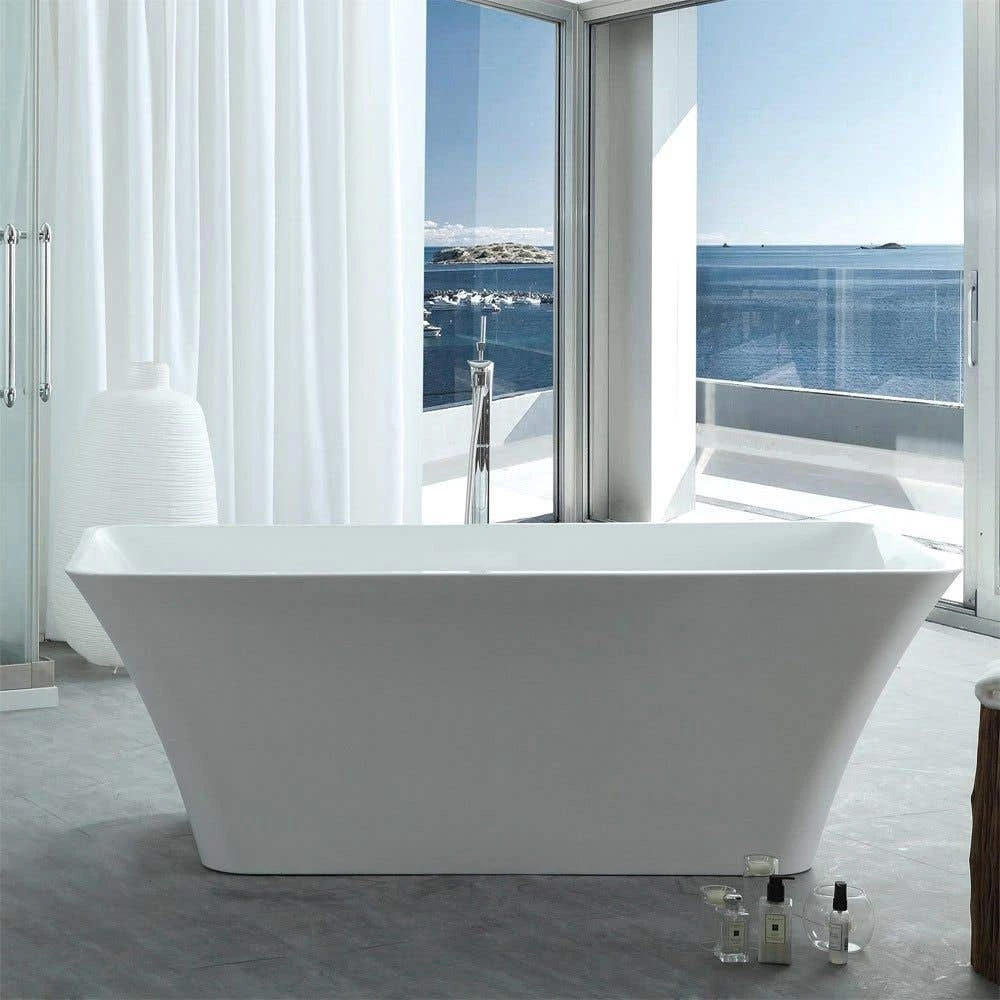 Lily Acrylic Double Ended Freestanding Tub 3 Lily Acrylic Double Ended Freestanding Tub