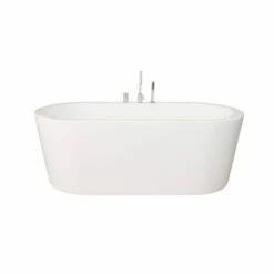 *Only One Available* Wyatt 67 Inch Acrylic Double Ended Freestanding Tub Package