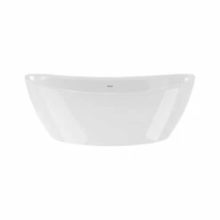 Gloria 71 Inch Acrylic Double Slipper Freestanding Tub - No Faucet Drillings -A&E BATH & SHOWER Shop rmj18 tub shot01 t dpo4eyxv11eayyuc