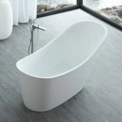 Duchess 67 Inch Acrylic Slipper Freestanding Tub - No Faucet Drillings 20 Duchess 67 Inch Acrylic Slipper Freestanding Tub - No Faucet Drillings -A&E BATH & SHOWER Shop rmj42 3 3