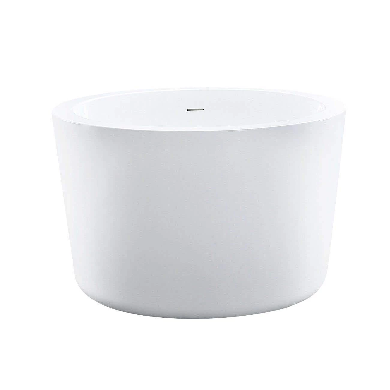 Kyoto 41 Inch Acrylic Round Japanese Soaking Tub 5 Kyoto 41 Inch Acrylic Round Japanese Soaking Tub - Image 3