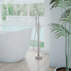 Contemporary Freestanding Tub Faucet