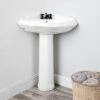Alzata 26 Inch Corner Pedestal Sink -A&E BATH & SHOWER Shop rmm060 life2