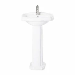 Lettura 19 Inch Pedestal Sink -A&E BATH & SHOWER Shop rmm355 1 front
