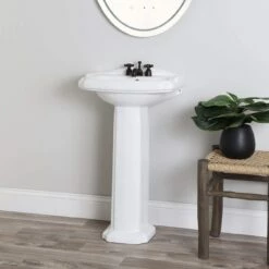 Lettura 19 Inch Pedestal Sink -A&E BATH & SHOWER Shop rmm355 4 life2