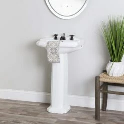 Lettura 19 Inch Pedestal Sink -A&E BATH & SHOWER Shop rmm355 8 life2